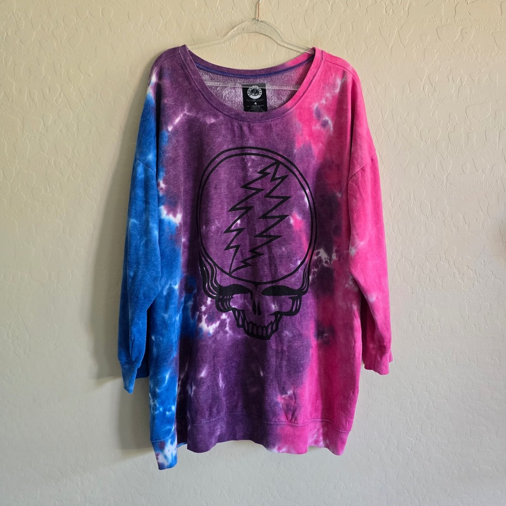 Torrid Grateful Dead Tie Dye Sweatshirt Size 4 (4x, 26) - Picture 2 of 8